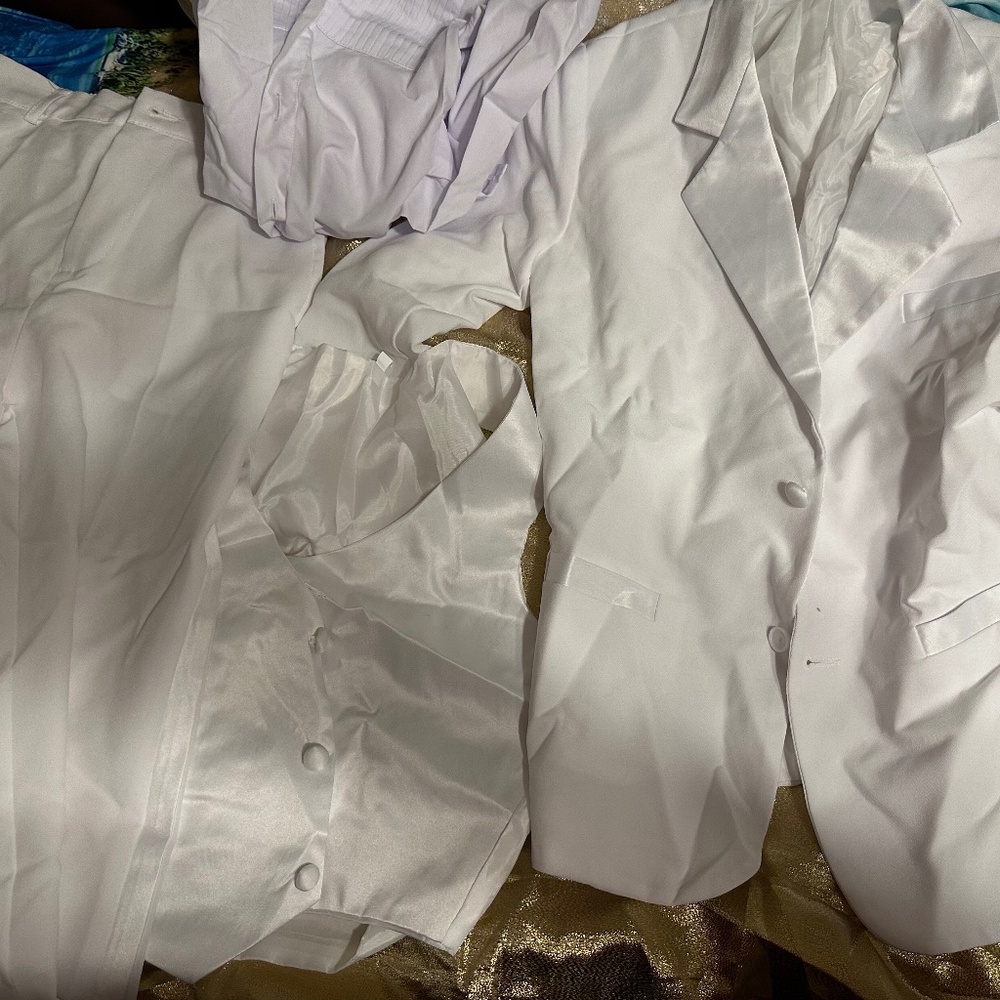 Boys size 10 white suit